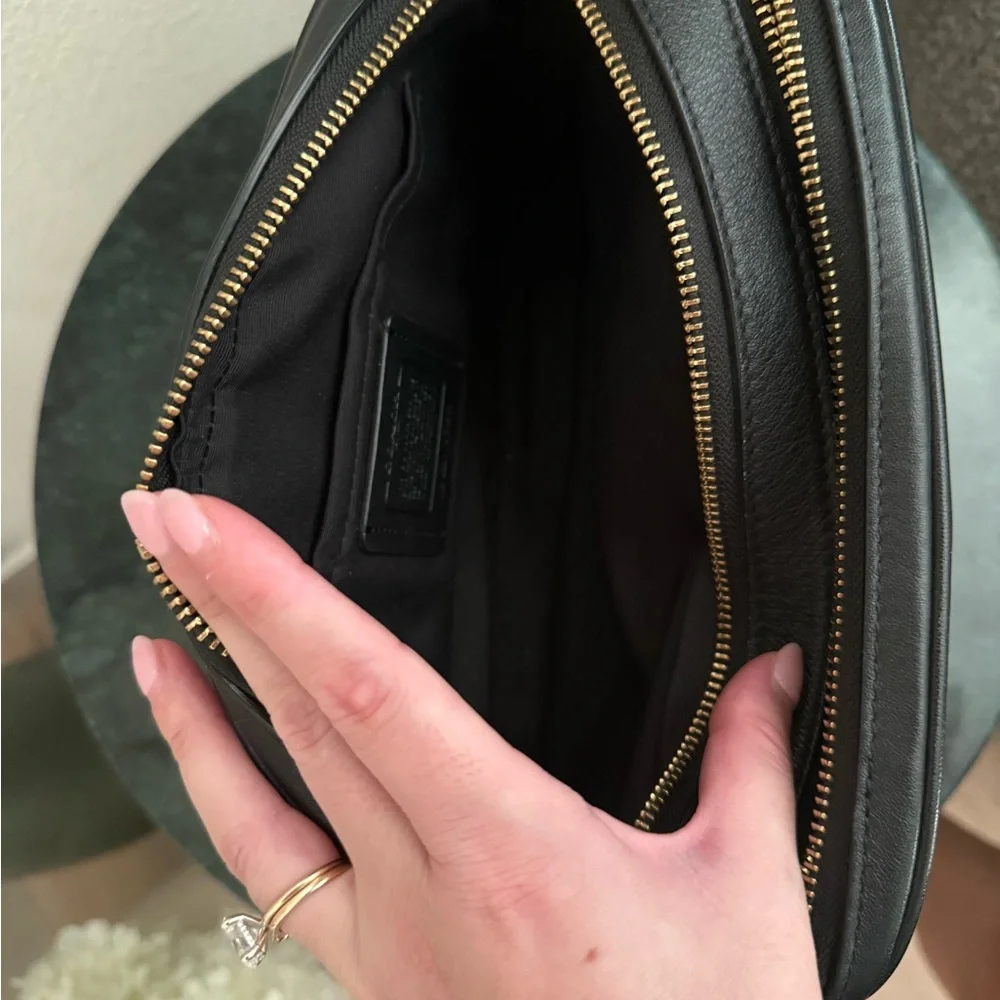 COACH | JESS CROSSBODY CAMERA BAG | BLACK | GOLD HARDWARE